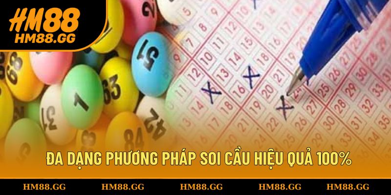 Đa dạng các phương pháp soi cầu hiệu quả 100%